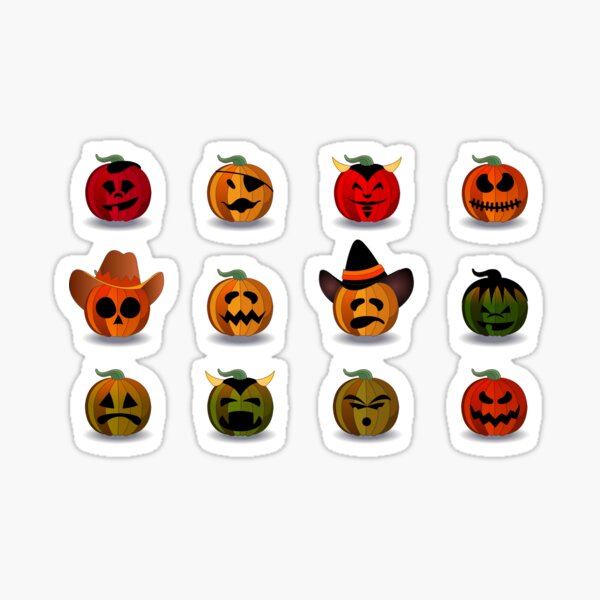 Item preview, Pumpkin Faces designed and sold by iconymous.