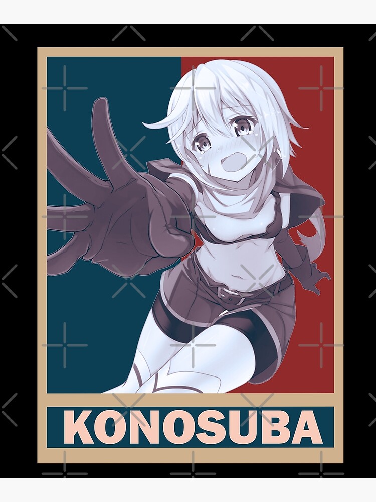 Kazuma Satou KonoSuba Kono Subarashii Vintage Vector Anime Design Poster  for Sale by Raiden Designer Shop