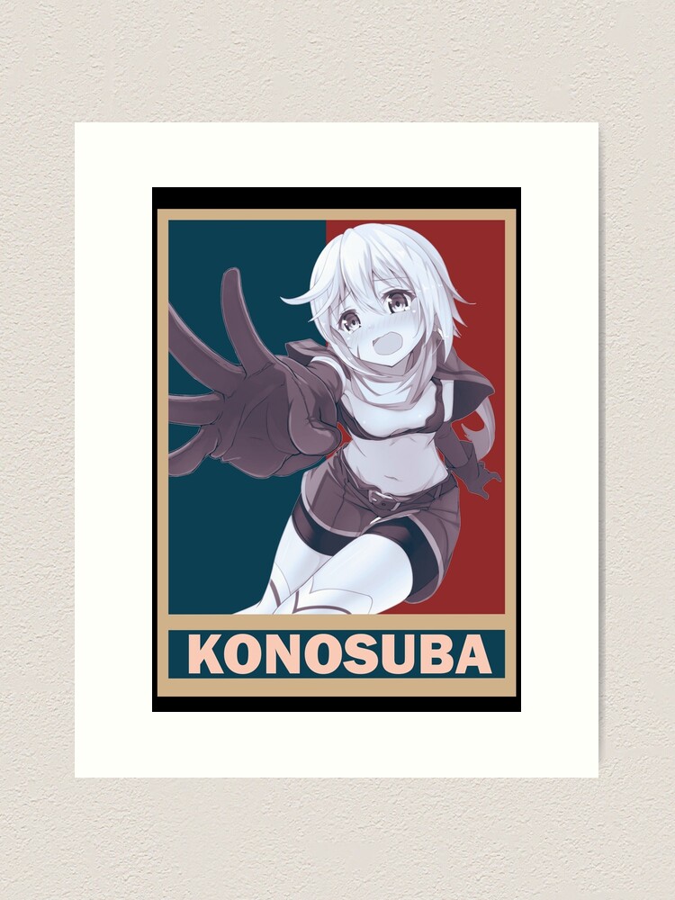 Kazuma Satou KonoSuba Kono Subarashii Vintage Vector Anime Design Poster  for Sale by Raiden Designer Shop