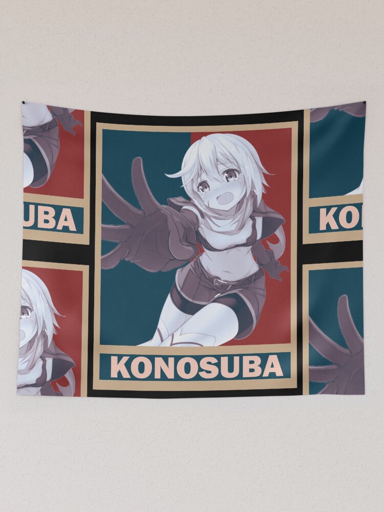 Kazuma Satou KonoSuba Kono Subarashii Vintage Vector Anime Design