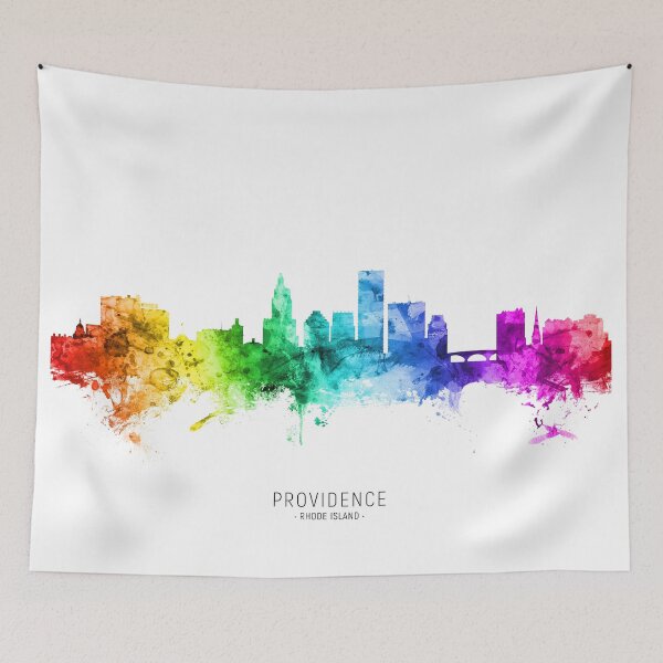 Item preview, Providence Rhode Island Skyline designed and sold by ArtPrints.