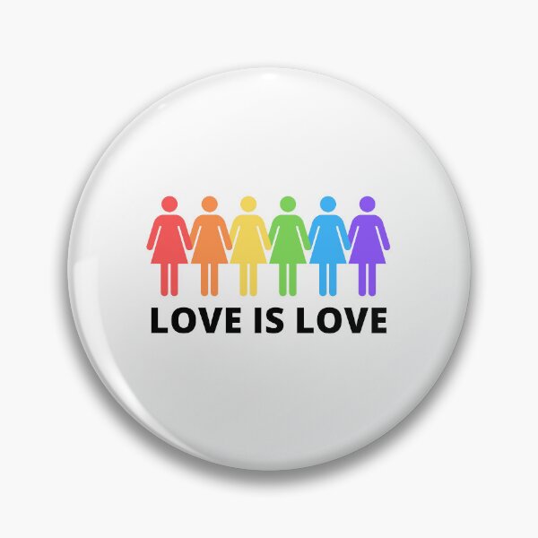 Item preview, Lesbian love is love stickers / tshirt / pins / etc. designed and sold by favoritefandom.
