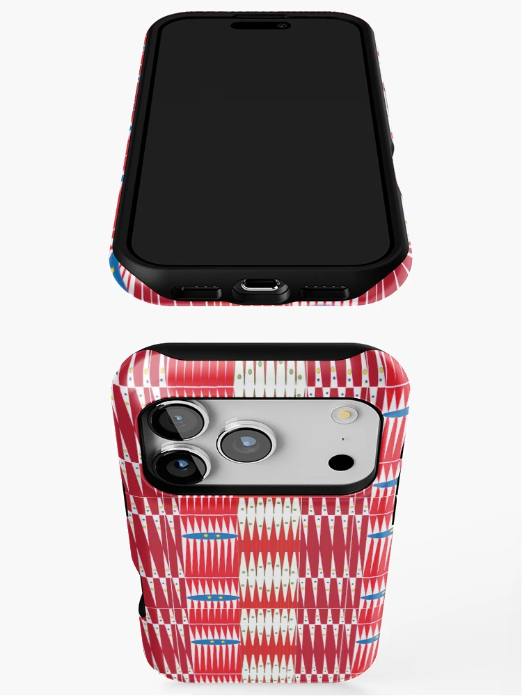 Thumbnail 3 of 4, iPhone Case, Pattern Graphic Design designed and sold by WRUSGraphics.