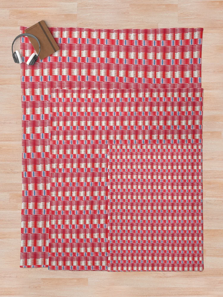 Thumbnail 5 of 6, Throw Blanket, Pattern Graphic Design designed and sold by WRUSGraphics.