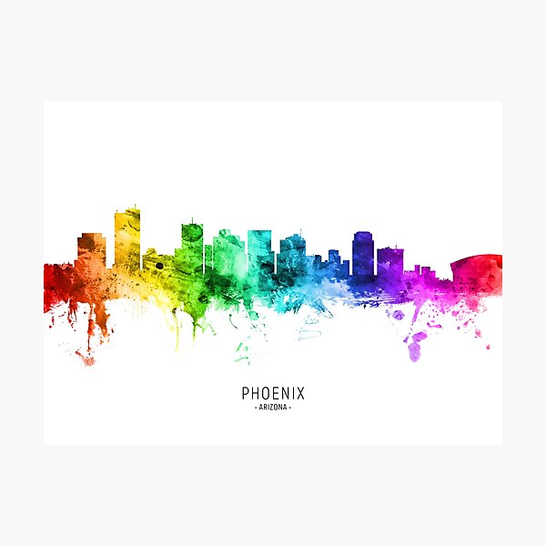 Item preview, Phoenix Arizona Skyline designed and sold by ArtPrints.