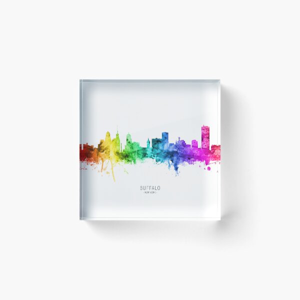 Artikelvorschau, Buffalo New York Skyline entworfen und verkauft von ArtPrints.