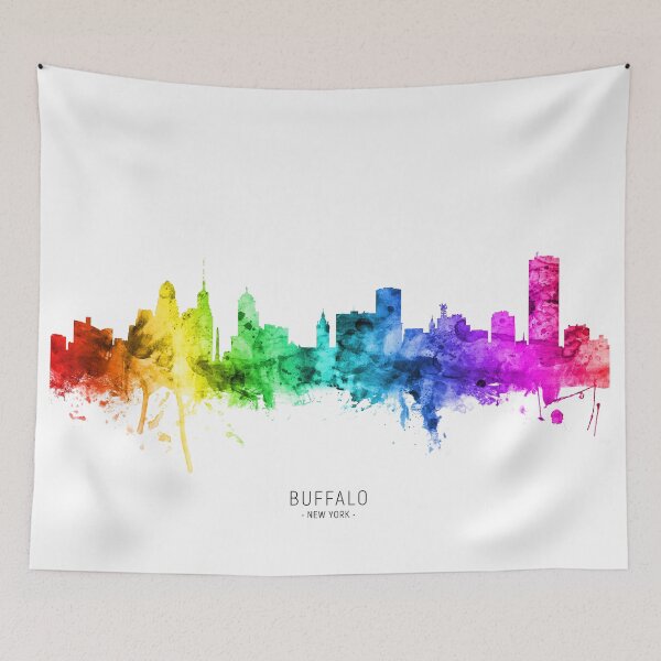 Item preview, Buffalo New York Skyline designed and sold by ArtPrints.
