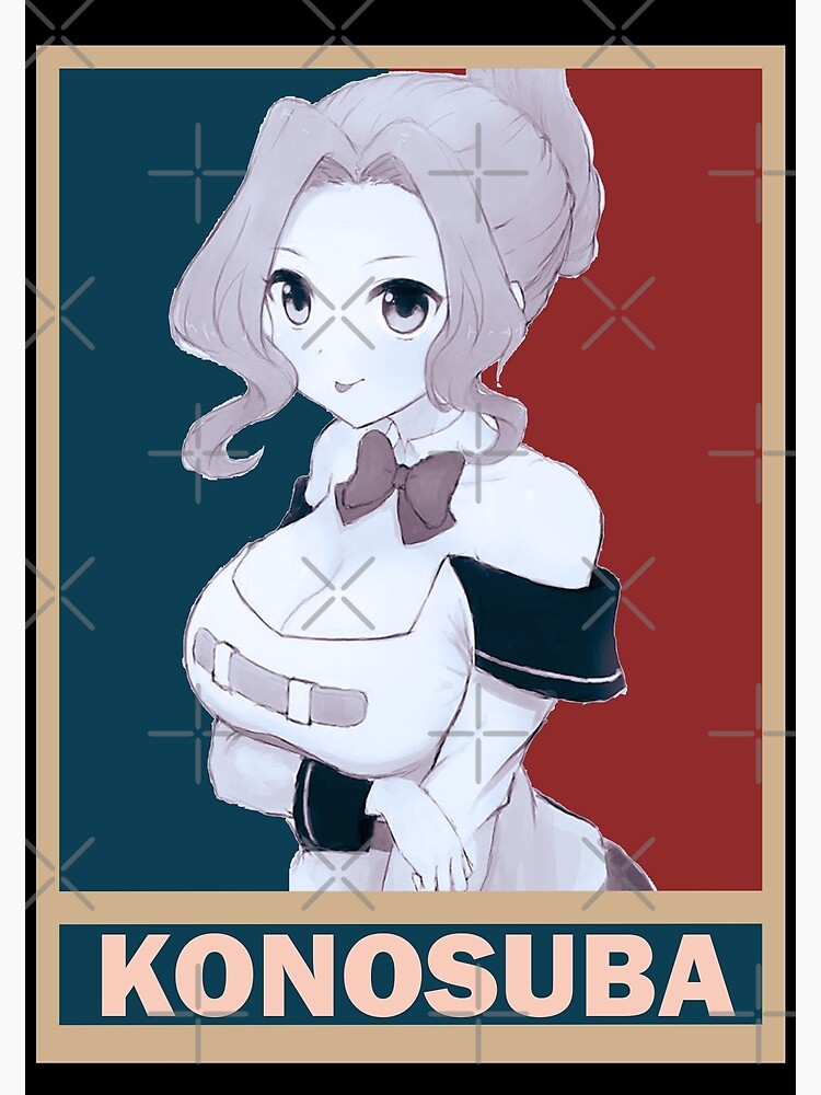 Yunyun KonoSuba Kono Subarashii Vintage Vector Anime Design | Art Board  Print