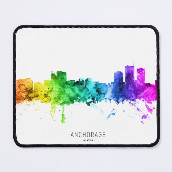 Item preview, Anchorage Alaska Skyline designed and sold by ArtPrints.