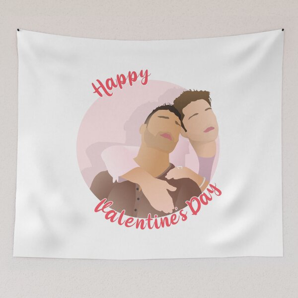 Item preview, Happy Valentine's Day Tarlos designed and sold by Diversity-illus.