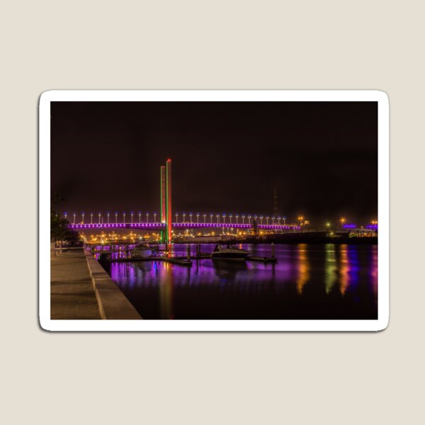 Item preview, Puente de Bolte, Melbourne en la noche designed and sold by Leanne Van Den Berg.