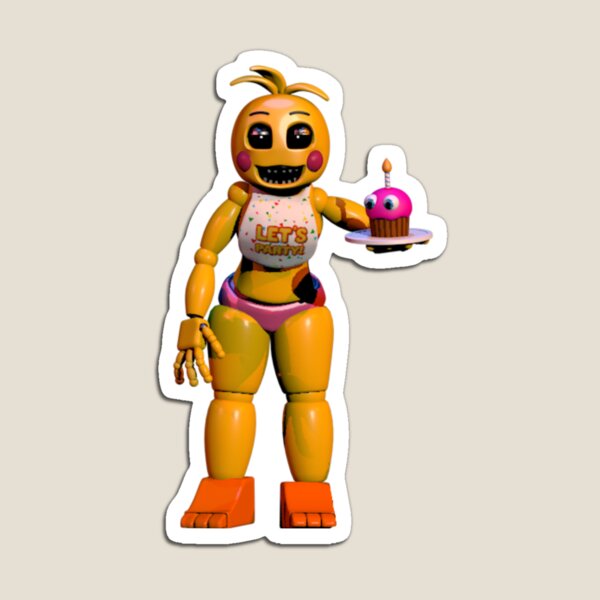 Funtime Chica Transparent Magnet for Sale by dongoverlord