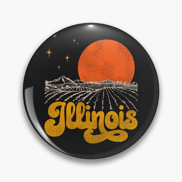 Item preview, Vintage State of Illinois Mid Century Distressed Aesthetic designed and sold by ourkid.