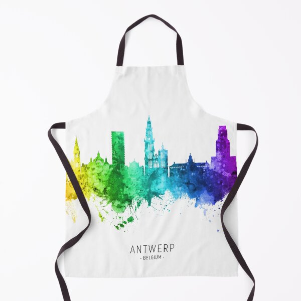 Item preview, Antwerp Belgium Skyline designed and sold by ArtPrints.