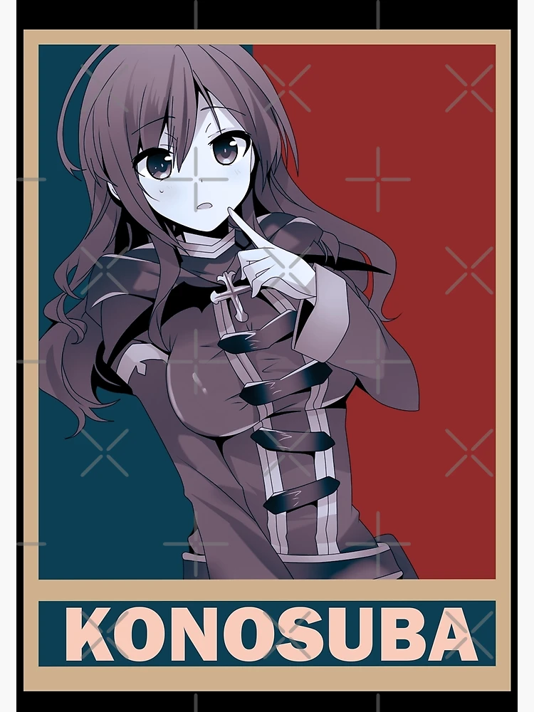 Kazuma Satou KonoSuba Kono Subarashii Vintage Vector Anime Design |  Greeting Card