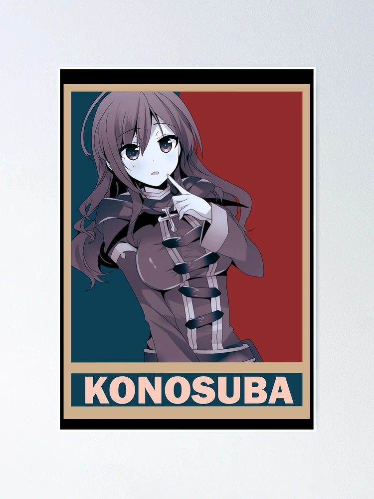 Yunyun KonoSuba Kono Subarashii Vintage Vector Anime Design | Art Board  Print