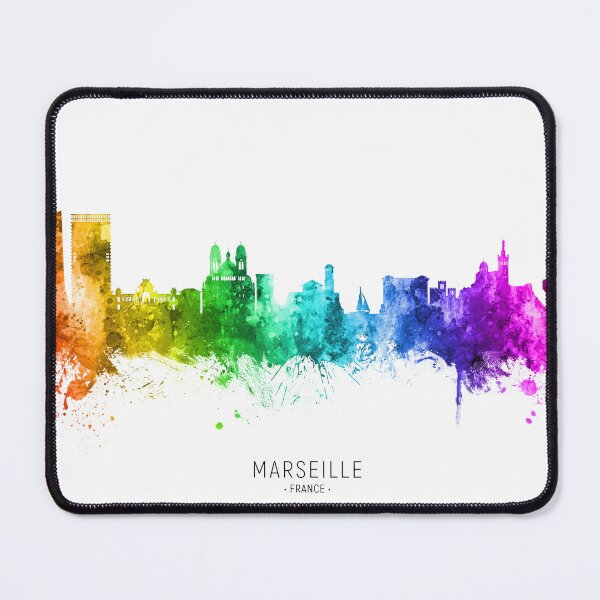 Item preview, Marseille France Skyline designed and sold by ArtPrints.