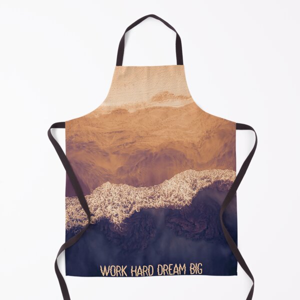 Aperçu de l'œuvre Work hard dream big Ocean Summer Beach Waves créée et vendue par Alexandra Rty.