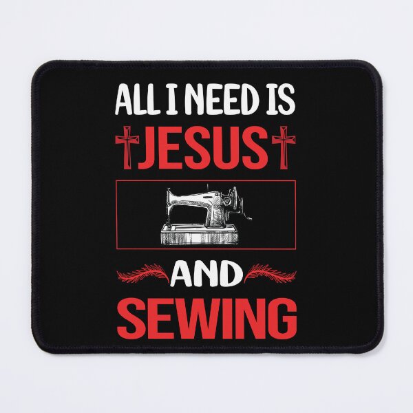 Item preview, Funny Jesus Sewing designed and sold by SunnyShop123.