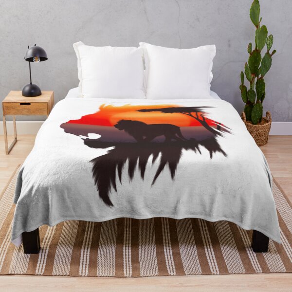 Item preview, Lonely Sunset - Lion (Digital Drawing) designed and sold by Luna Roveda.