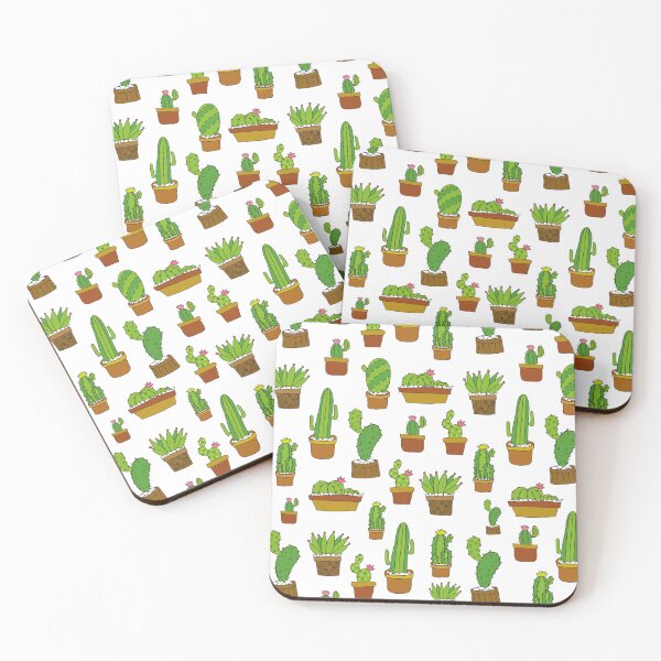 Item preview, Cute Cactus Pattern designed and sold by bikutumutluluk.
