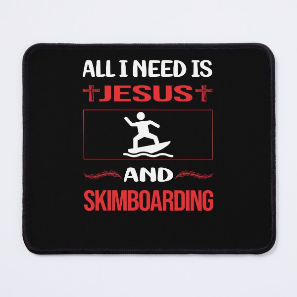 Item preview, Funny Jesus Skimboarding Skimboard Skimboarder Skimming designed and sold by SunnyShop123.