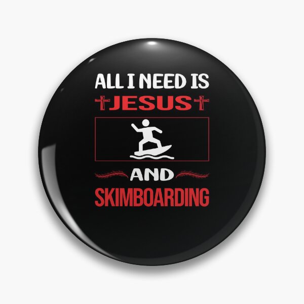 Item preview, Funny Jesus Skimboarding Skimboard Skimboarder Skimming designed and sold by SunnyShop123.