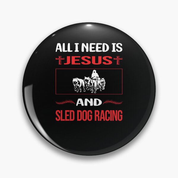 Item preview, Funny Jesus Sled Dog Racing Dogsled designed and sold by SunnyShop123.