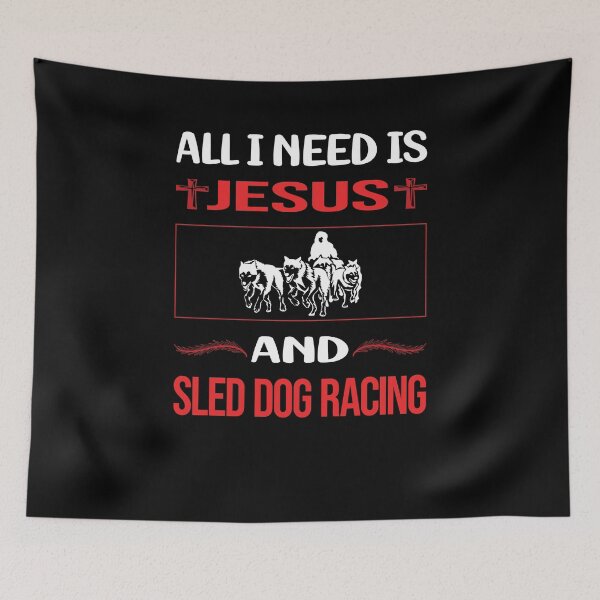 Item preview, Funny Jesus Sled Dog designed and sold by SunnyShop123.