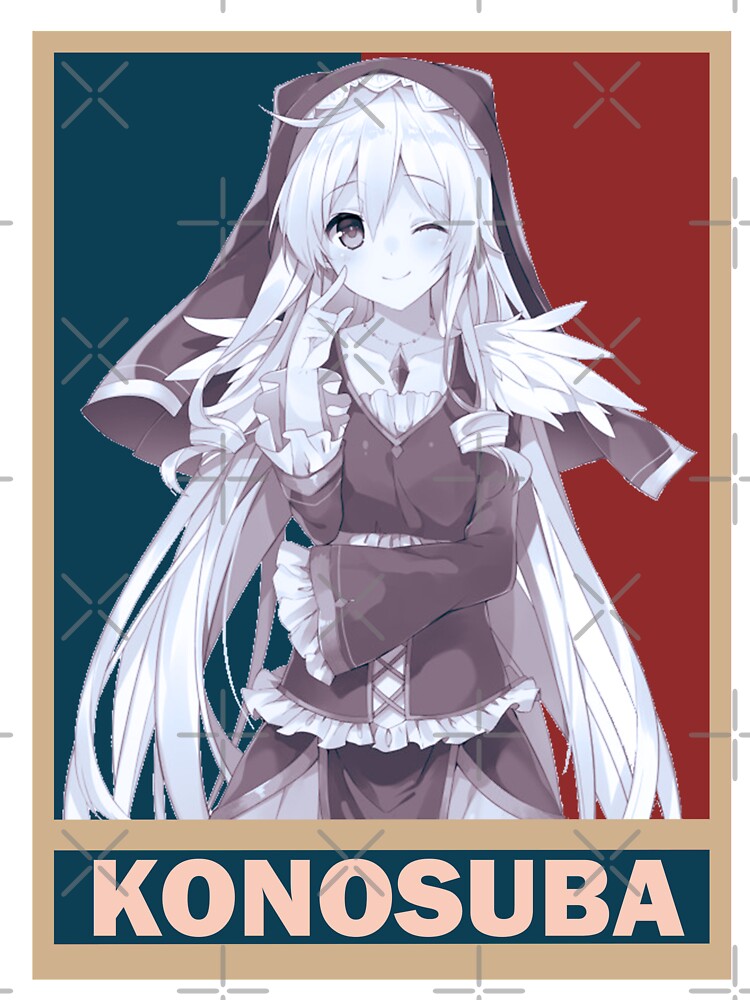 Kazuma Satou KonoSuba Kono Subarashii Vintage Vector Anime Design