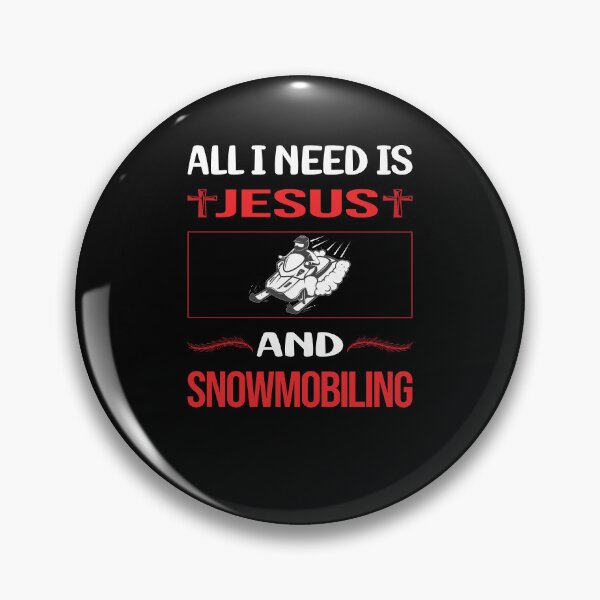 Item preview, Funny Jesus Snowmobiling Snowmobile designed and sold by SunnyShop123.