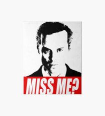 Miss Me? - Jim Moriarty - Sherlock Art Board