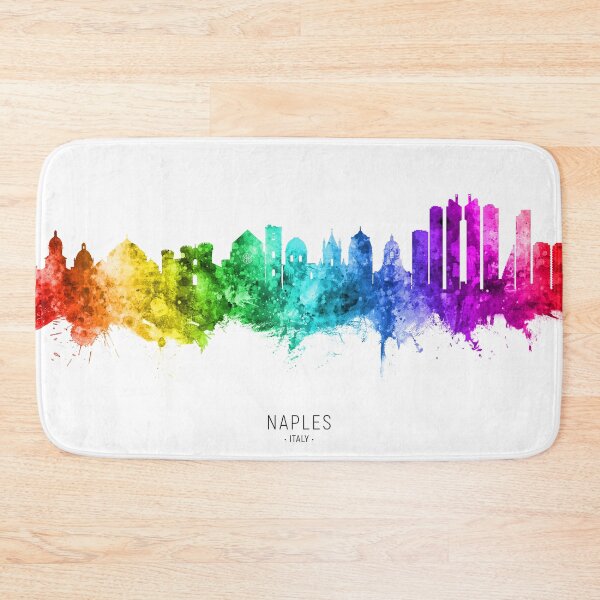 Item preview, Naples Italy Skyline designed and sold by ArtPrints.