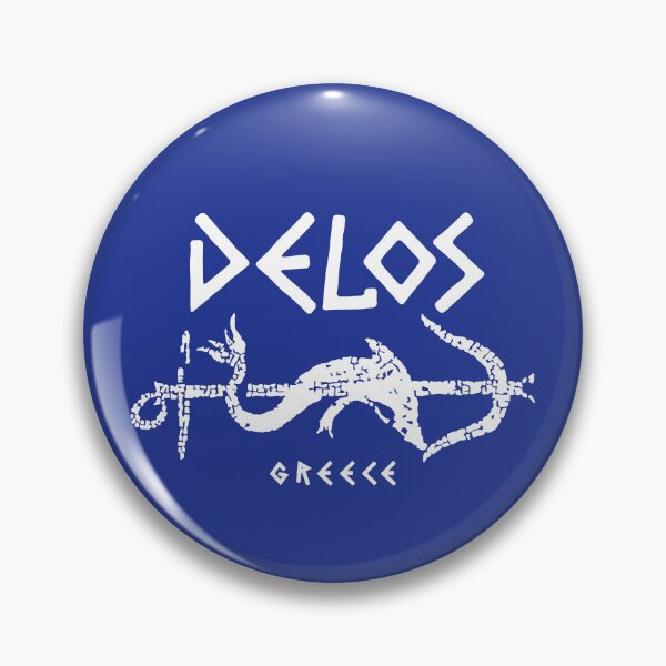 Item preview, Delos island Greece dolphin mosaic no4 designed and sold by angelisart.