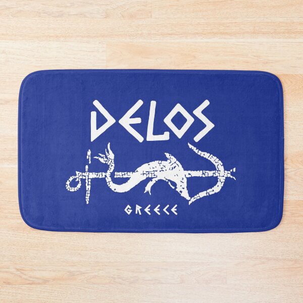 Item preview, Delos island Greece dolphin mosaic no4 designed and sold by angelisart.