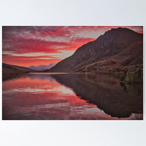 Item preview, Midwinter sunrise Tryfan designed and sold by Derren Jones.