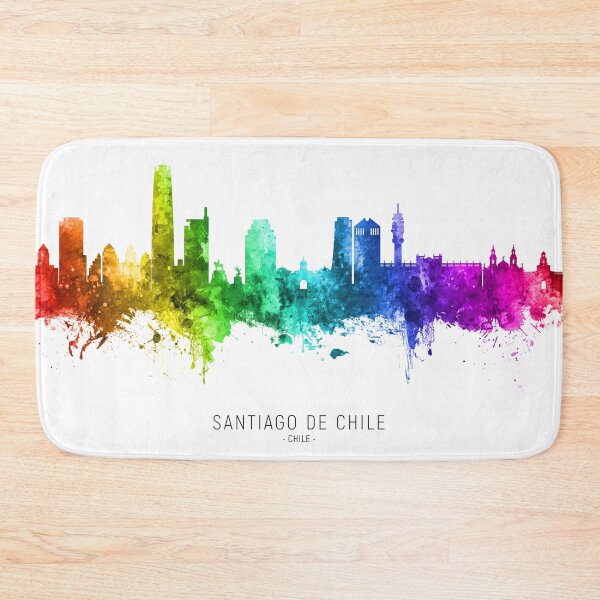 Item preview, Santiago de Chile Skyline designed and sold by ArtPrints.