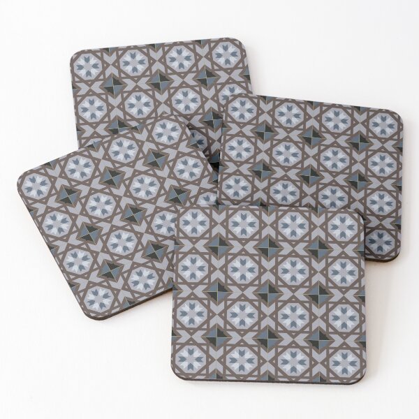 Item preview, Geometric roboids tile pattern designed and sold by arkantus.