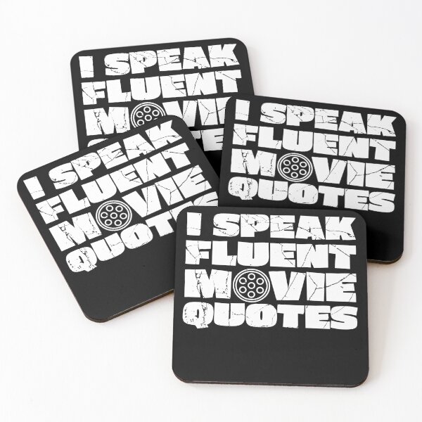Item preview, I Speak Fluent Movie Quotes Distressed designed and sold by RoguePixel.