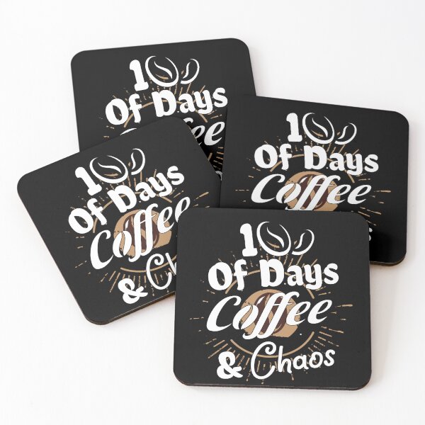 Item preview, 100 Days Of Coffee & Chaos Teachers 100th Day Of School Gift designed and sold by zackup.