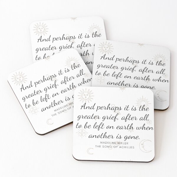 Item preview, La canción de Aquiles, cita de Madeline Miller designed and sold by omaeth303.