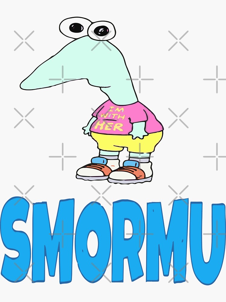 "Smiling Friends Smormu TShirt High Res Classic" Sticker for Sale by