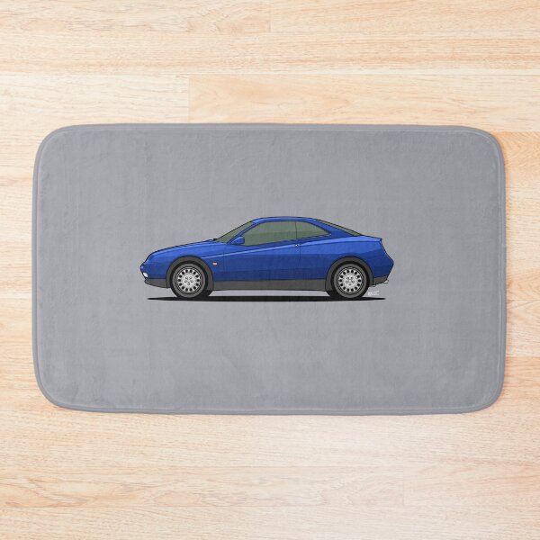 Item preview, Alfa R GTV Single side view Illustration - blue designed and sold by RJWautographics.