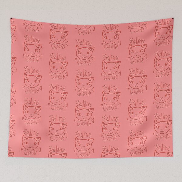 Item preview, Feline Good Kitty Cat illustration designed and sold by SubtleSplit.