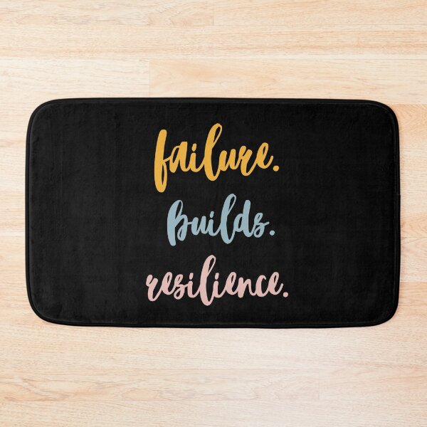Item preview, failure. builds. resilience.  designed and sold by successmom.