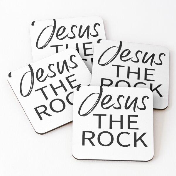 Item preview, Jesus the Rock Printed Tee designed and sold by Xippy Art.