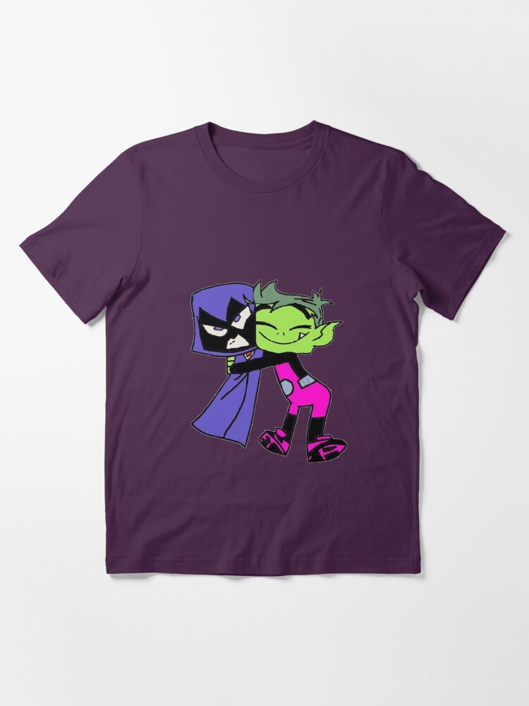 "Raven & Beast Boy" Tshirt for Sale by LunarKitten96 Redbubble