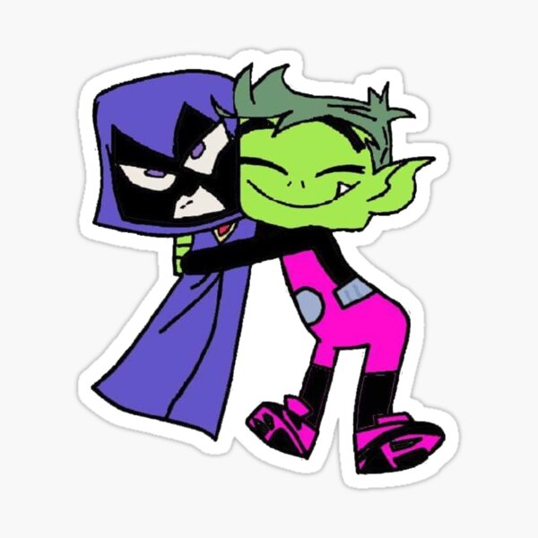 Item preview, Raven & Beast Boy designed and sold by LunarKitten96.