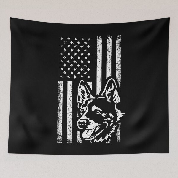 Item preview, Patriotic American Flag Queensland Blue Heeler designed and sold by More Cute Dogs.