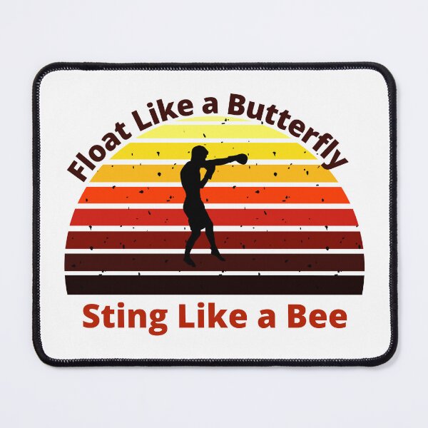 Item preview, Float Like a Butterfly Sting Like a Bee. Muhammad Ali. Boxing. Quote designed and sold by D/Art ⭐⭐⭐⭐⭐.